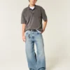Medium Wash Super Baggy Jeans