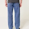 Mediumtvättade lösa jeans Mediumtvättade lösa jeans