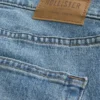 Mediumtvättade raka jeans