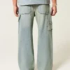 Mediumtvättade superbaggy Painter-jeans