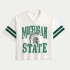 Michigan State University Spartans grafisk fotbollströja