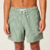 Mid-Thigh Seersucker Volley Swim Shorts Mid-Thigh Seersucker Volley Swim Shorts