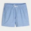Mid-Thigh Seersucker Volley Swim Shorts Mid-Thigh Seersucker Volley Swim Shorts