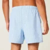 Mid-Thigh Seersucker Volley Swim Shorts Mid-Thigh Seersucker Volley Swim Shorts