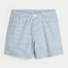 Mid-Thigh Seersucker Volley Swim Trunks Mid-Thigh Seersucker Volley Swim Trunks