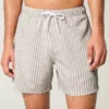 Mid-Thigh Seersucker Volley Swim Trunks Mid-Thigh Seersucker Volley Swim Trunks