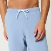 Mid-Thigh Seersucker Volley Swim Trunks Mid-Thigh Seersucker Volley Swim Trunks