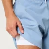 Mid-Thigh Seersucker Volley Swim Trunks Mid-Thigh Seersucker Volley Swim Trunks
