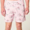 Mid-Thigh Seersucker Volley Swim Trunks Mid-Thigh Seersucker Volley Swim Trunks