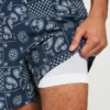 Mid-Thigh Seersucker Volley Swim Trunks Mid-Thigh Seersucker Volley Swim Trunks