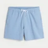 Mid-Thigh Seersucker Volley Swim Trunks Mid-Thigh Seersucker Volley Swim Trunks