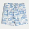 Mid-Thigh Seersucker Volley Swim Trunks Mid-Thigh Seersucker Volley Swim Trunks