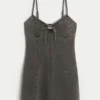 Mini-klänning i denim