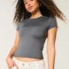 Mjuk stretchig, sömlös baby-T-shirt