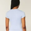Mjuk stretchig sömlös baby-T-shirt