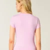 Mjuk stretchig sömlös baby-T-shirt