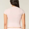 Mjuk stretchig, sömlös baby-T-shirt