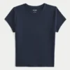 Mjuk stretchig sömlös baby-T-shirt