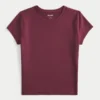 Mjuk stretchig, sömlös baby-T-shirt