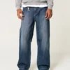 Mörk tvätt Broderat logo Superbaggy jeans Mörk tvätt Broderat logo Superbaggy jeans