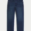 Mörk tvättade lösa jeans Mörk tvättade lösa jeans