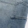 Mörkblå baggy jeansshorts Mörkblå baggy jeansshorts