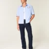 Mörkblå raka jeans Mörkblå raka jeans