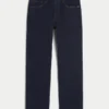 Mörkblå raka jeans Mörkblå raka jeans