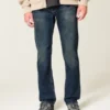 Mörkblå slim straight jeans Mörkblå slim straight jeans