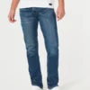 Mörkblå slim straight jeans Mörkblå slim straight jeans