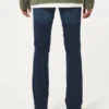 Mörkblå slim straight jeans Mörkblå slim straight jeans