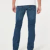 Mörkblå slim straight jeans Mörkblå slim straight jeans