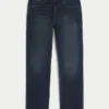 Mörkblå slim straight jeans Mörkblå slim straight jeans