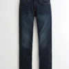 Mörkblå slim straight jeans Mörkblå slim straight jeans