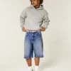 Mörkblå superbaggy jeansshorts Mörkblå superbaggy jeansshorts