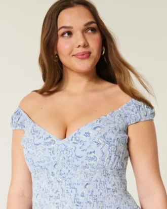 Off-the-Shoulder Asymmetrisk Hem Mini Dress Off-the-Shoulder Asymmetrisk Hem Mini Dress