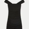 Off-the-shoulder-klänning i mesh Off-the-shoulder-klänning i mesh
