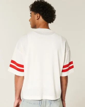 Ohio State University Buckeyes grafisk fotbollströja