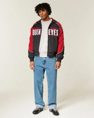 Ohio State University Buckeyes grafisk vindjacka