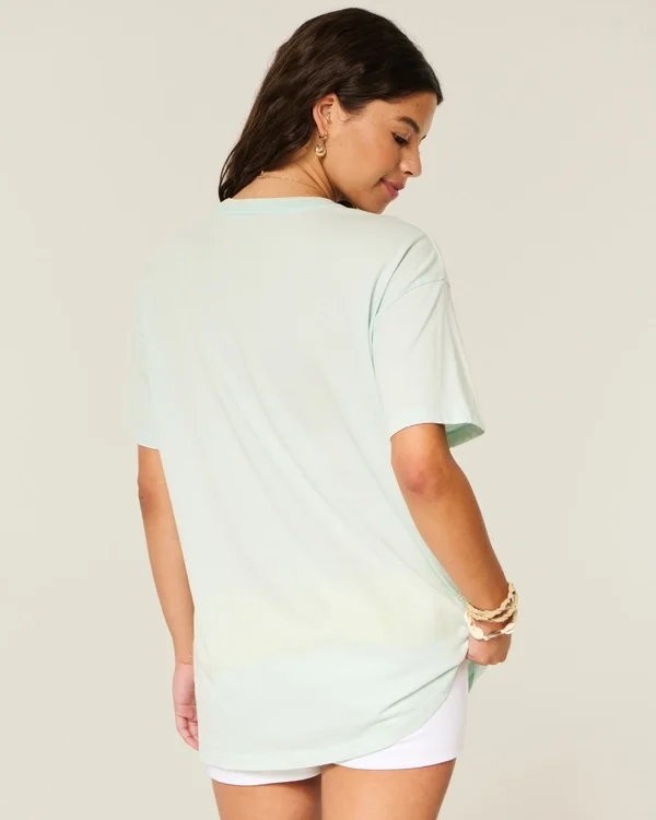 Oversized Fish Graphic Tee Oversized Fish Graphic Tee