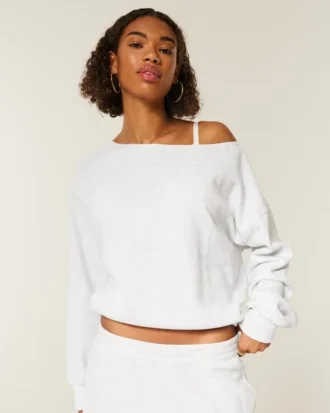Oversized off-shoulder-tröja Oversized off-shoulder-tröja