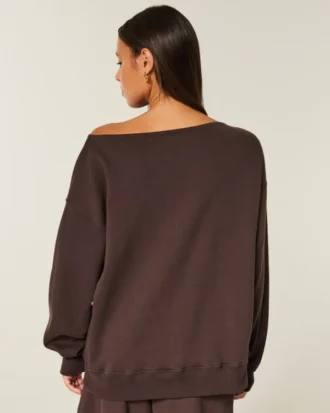 Oversized off-shoulder-tröja Oversized off-shoulder-tröja