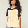 Oversized T-shirt med Brasilien-motiv Oversized T-shirt med Brasilien-motiv