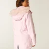 Parkas med fuskpälsfoder Parkas med fuskpälsfoder