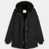 Parkas med fuskpälsfoder Parkas med fuskpälsfoder