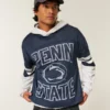Penn State University Nittany Lions fotbollströja med tryck