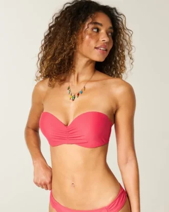Push-up-bikinitopp med balconette-skärning
