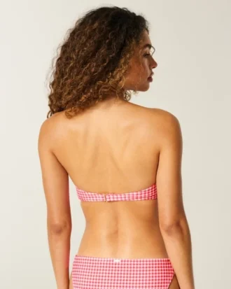 Push-up-bikinitopp med balconette-skärning