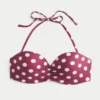 Push-up-bikinitopp med balconette-skärning