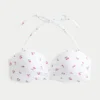 Push-up-bikinitopp med balconette-skärning